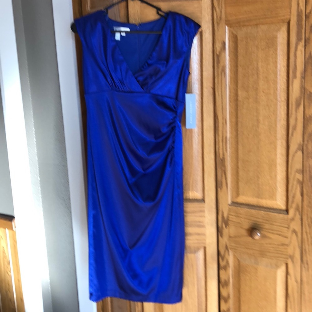 London Times NWT size 6 cobalt blue dress.